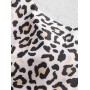  Front Closure High Leg Leopard Bikini Swimsuit - Leopard M