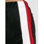 Pockets Stripes Panel Sports Shorts - Black M