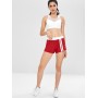 Running Training Layered Shorts - Red L
