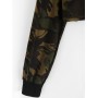 Camo Hooded Zip Two Piece Jogger Pants Set - Acu Camouflage S