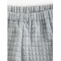 My Pretty Girl Patched Textured Square Two Piece Set - Gray Cloud S