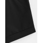  Solid Color Crop Strappy Cami Top - Black S