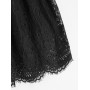Lace Criss Cross Cami Dress - Black S