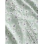 Ruffles Floral Print Button Up Dress - White S